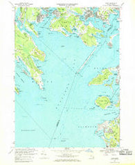 Onset Massachusetts Historical topographic map, 1:24000 scale, 7.5 X 7.5 Minute, Year 1967