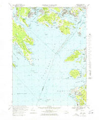 Onset Massachusetts Historical topographic map, 1:25000 scale, 7.5 X 7.5 Minute, Year 1967
