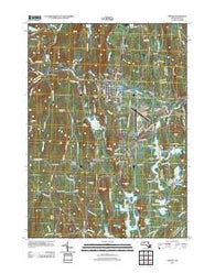 Orange Massachusetts Historical topographic map, 1:24000 scale, 7.5 X 7.5 Minute, Year 2012
