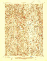 Orange Massachusetts Historical topographic map, 1:24000 scale, 7.5 X 7.5 Minute, Year 1937