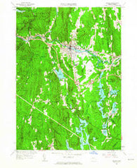 Orange Massachusetts Historical topographic map, 1:24000 scale, 7.5 X 7.5 Minute, Year 1961
