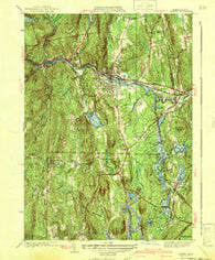 Orange Massachusetts Historical topographic map, 1:31680 scale, 7.5 X 7.5 Minute, Year 1941