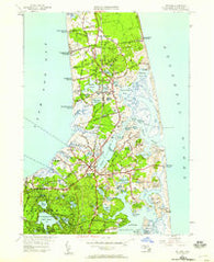 Orleans Massachusetts Historical topographic map, 1:24000 scale, 7.5 X 7.5 Minute, Year 1946