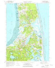 Orleans Massachusetts Historical topographic map, 1:24000 scale, 7.5 X 7.5 Minute, Year 1974