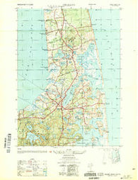 Orleans Massachusetts Historical topographic map, 1:25000 scale, 7.5 X 7.5 Minute, Year 1946