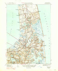 Orleans Massachusetts Historical topographic map, 1:31680 scale, 7.5 X 7.5 Minute, Year 1944