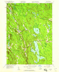 Otis Massachusetts Historical topographic map, 1:24000 scale, 7.5 X 7.5 Minute, Year 1946