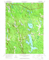 Otis Massachusetts Historical topographic map, 1:24000 scale, 7.5 X 7.5 Minute, Year 1958