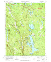 Otis Massachusetts Historical topographic map, 1:24000 scale, 7.5 X 7.5 Minute, Year 1973