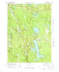 Otis Massachusetts Historical topographic map, 1:25000 scale, 7.5 X 7.5 Minute, Year 1973