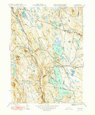 Otis Massachusetts Historical topographic map, 1:31680 scale, 7.5 X 7.5 Minute, Year 1948