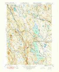Otis Massachusetts Historical topographic map, 1:31680 scale, 7.5 X 7.5 Minute, Year 1948
