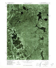 Oxford Massachusetts Historical topographic map, 1:25000 scale, 7.5 X 7.5 Minute, Year 1975