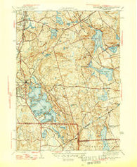 Oxford Massachusetts Historical topographic map, 1:31680 scale, 7.5 X 7.5 Minute, Year 1946