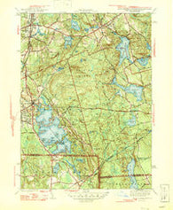 Oxford Massachusetts Historical topographic map, 1:31680 scale, 7.5 X 7.5 Minute, Year 1946