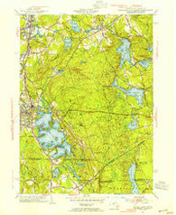 Oxford Massachusetts Historical topographic map, 1:31680 scale, 7.5 X 7.5 Minute, Year 1953
