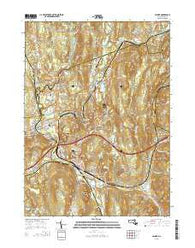 Palmer Massachusetts Current topographic map, 1:24000 scale, 7.5 X 7.5 Minute, Year 2015