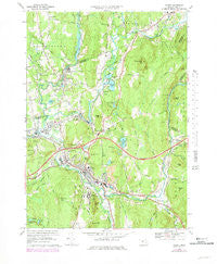 Palmer Massachusetts Historical topographic map, 1:25000 scale, 7.5 X 7.5 Minute, Year 1969