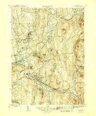 Palmer Massachusetts Historical topographic map, 1:31680 scale, 7.5 X 7.5 Minute, Year 1946