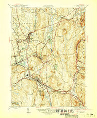 Palmer Massachusetts Historical topographic map, 1:31680 scale, 7.5 X 7.5 Minute, Year 1946