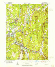 Palmer Massachusetts Historical topographic map, 1:31680 scale, 7.5 X 7.5 Minute, Year 1954