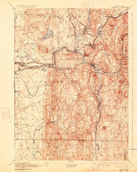 Palmer Massachusetts Historical topographic map, 1:62500 scale, 15 X 15 Minute, Year 1893