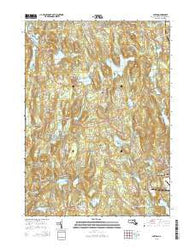 Paxton Massachusetts Current topographic map, 1:24000 scale, 7.5 X 7.5 Minute, Year 2015
