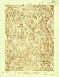 Paxton Massachusetts Historical topographic map, 1:24000 scale, 7.5 X 7.5 Minute, Year 1937