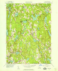 Paxton Massachusetts Historical topographic map, 1:24000 scale, 7.5 X 7.5 Minute, Year 1950