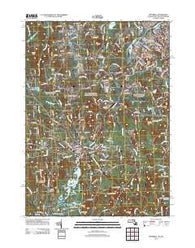 Pepperell Massachusetts Historical topographic map, 1:24000 scale, 7.5 X 7.5 Minute, Year 2012
