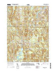 Pepperell Massachusetts Current topographic map, 1:24000 scale, 7.5 X 7.5 Minute, Year 2015