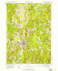 Pepperell Massachusetts Historical topographic map, 1:24000 scale, 7.5 X 7.5 Minute, Year 1950