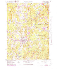 Pepperell Massachusetts Historical topographic map, 1:25000 scale, 7.5 X 7.5 Minute, Year 1965