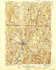 Pepperell Massachusetts Historical topographic map, 1:31680 scale, 7.5 X 7.5 Minute, Year 1944