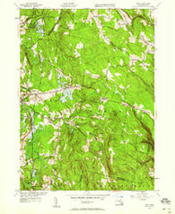 Peru Massachusetts Historical topographic map, 1:24000 scale, 7.5 X 7.5 Minute, Year 1945