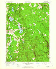 Peru Massachusetts Historical topographic map, 1:24000 scale, 7.5 X 7.5 Minute, Year 1959