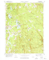 Peru Massachusetts Historical topographic map, 1:24000 scale, 7.5 X 7.5 Minute, Year 1973