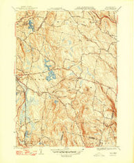 Peru Massachusetts Historical topographic map, 1:31680 scale, 7.5 X 7.5 Minute, Year 1948