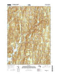 Petersham Massachusetts Current topographic map, 1:24000 scale, 7.5 X 7.5 Minute, Year 2015