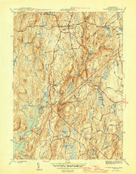Petersham Massachusetts Historical topographic map, 1:31680 scale, 7.5 X 7.5 Minute, Year 1946