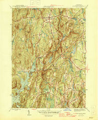 Petersham Massachusetts Historical topographic map, 1:31680 scale, 7.5 X 7.5 Minute, Year 1946