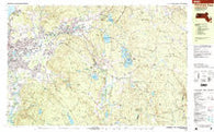 Pittsfield East Massachusetts Historical topographic map, 1:25000 scale, 7.5 X 15 Minute, Year 1997