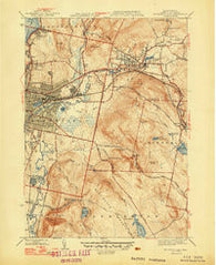 Pittsfield East Massachusetts Historical topographic map, 1:31680 scale, 7.5 X 7.5 Minute, Year 1947