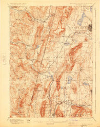 Pittsfield Massachusetts Historical topographic map, 1:62500 scale, 15 X 15 Minute, Year 1897