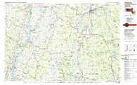 Pittsfield Massachusetts Historical topographic map, 1:100000 scale, 30 X 60 Minute, Year 1986