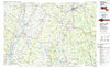 Pittsfield Massachusetts Historical topographic map, 1:100000 scale, 30 X 60 Minute, Year 1986