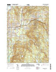 Pittsfield East Massachusetts Current topographic map, 1:24000 scale, 7.5 X 7.5 Minute, Year 2015