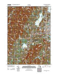 Pittsfield West Massachusetts Historical topographic map, 1:24000 scale, 7.5 X 7.5 Minute, Year 2012