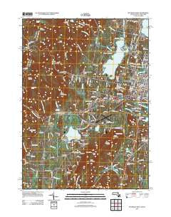 Pittsfield West Massachusetts Historical topographic map, 1:24000 scale, 7.5 X 7.5 Minute, Year 2012