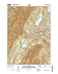 Pittsfield West Massachusetts Current topographic map, 1:24000 scale, 7.5 X 7.5 Minute, Year 2015